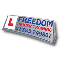 Silver Mini-Rover Roof Sign